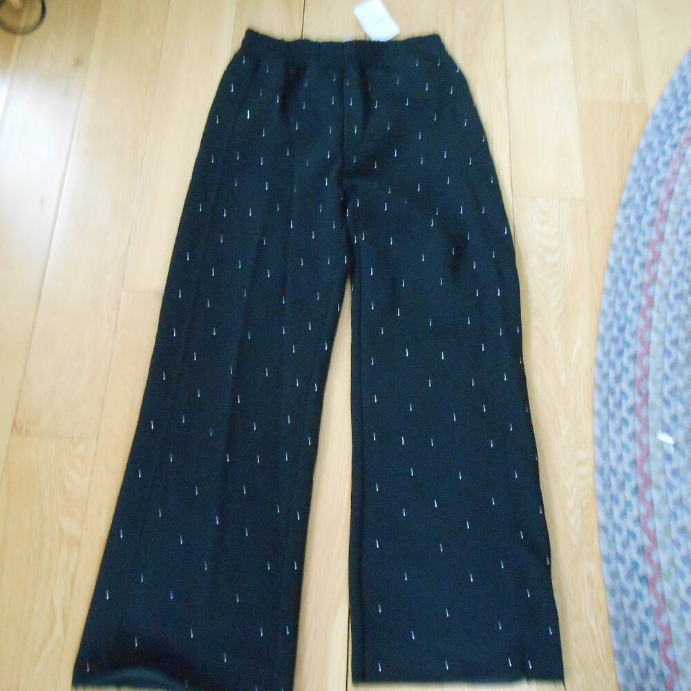 FOREVER 21 ACTIVEWEAR PANTS-BLACK WITH RHINESTONES-WOMEN'S SIZE S